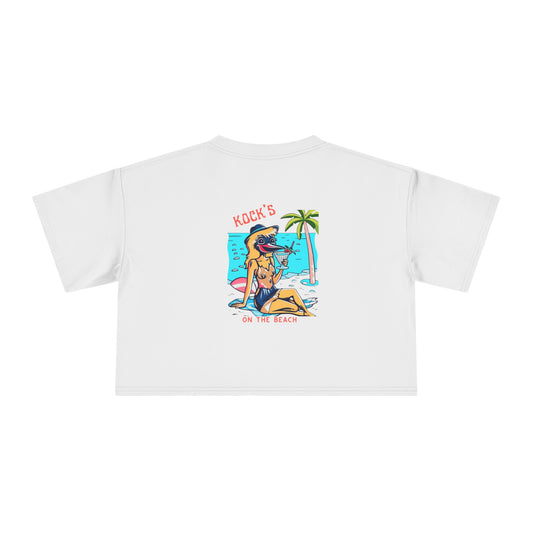 Crop Tee - 'Kock's on the Beach'